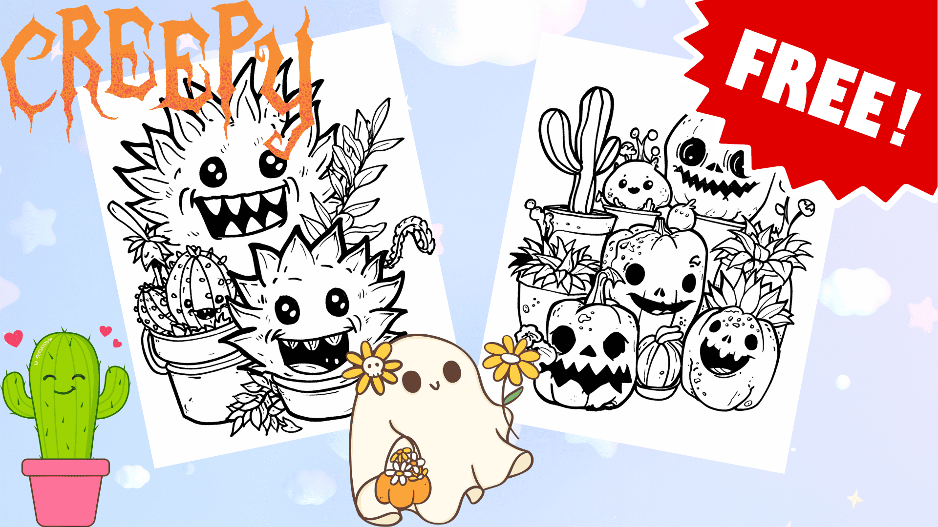 Creepy Kawaii Coloring Book